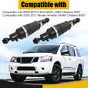 DICMIC Rear Air Strut Shock Absorber Compatible with 2004-2010 Infiniti QX56 2005-2015 Nissan Armada 4WD Replace# 56200-ZC01B, 56200-ZQ20C, 56200-ZV60A