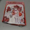 Valentines Day Balloon Arch Kit, Red and Silver Balloon Garland with Large Bear/I YOU/Heart Foil Balloons for Galentines Mothers Day Wedding Engagement Anniversary Valentines Party Decorations