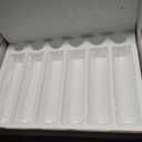 6 Pack Glass Hurricane Candle Holders 12" Open Ended Candlestick Tubes