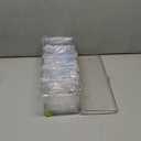 Jucoan Large Ice Chilled Condiment Server with Lid, 4 Compartments Chilled Condiment Caddy, Bar Garnish Serving Platter Holder Tray for Mimosa Taco Salad Bar, 2 Tongs, 6 Forks