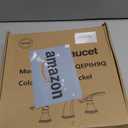 Brushed Nickel Bathroom Faucet 3 Hole, Widespread Bathroom Sink Faucet 8 Inch with Pop Up Drain and CUPC Supply Hose, 2 Handle for Vanity Rv Commercial Lavatory Restroom