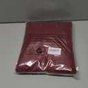 BGment Burgundy Linen Curtains 63 Inches Long for Living Room, Semi Sheer Window Drapes Textured for Bedroom Dining Light Filtering with Rod Pocket Lightweight, 2 Panels, Each 52 Inch Wide