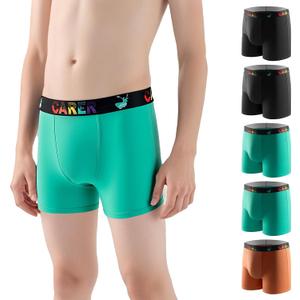 Carer 5 Pack Boys Washable Incontinence Underwear, Cotton Reusable Bedwetting Briefs for Kids & Teens, Absorbent Leak Proof Nighttime Protection, Age 4-18 (M)