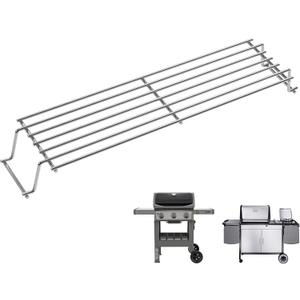 7641 Grill Warming Rack for Weber Spirit I/II 300 Series Gas Grills, for Weber Spirit I/II E-310 E-320 E/S-315 EP/SP-320 with Front Control Knobs Grill Parts for Weber Genesis Silver Gold B/C