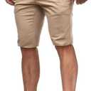 HUNGSON Men's Casual Shorts Lightweight Golf Shorts with 4 Pockets Stretch Quick Dry Comfy Work Shorts, 30