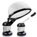 Hair Steamer Kingsteam 2 in 1 Ozone Facial Steamer, Design for Personal Care Use At Home or Salon (black)