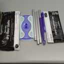 Amazon Basics Wet & Dry Sweeper Kit (1 Sweeper Handle, 7 Heavy Duty Dry Cloths, 3 Wet Floor Cloths) Pack of 1