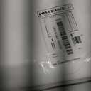 PONY DANCE White 50% Lighting Blocking Curtains for Kitchen, Short Non-See-Through Thermal Insulated Room Darkening Back Tab Small Drapes for Nursery Bedroom Window, W52 x L45, Pure White, 2 Panels