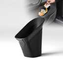 BMZX Car Can Bin, Mini Garbage Can Car Door Can, Car Accessories for Interior Multifunctional Organizers and Storage, Home and Office (Black)
