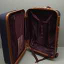 Luggage Sets 3 Piece, Suitcases with Wheels, ABS Hard Case Luggage with TSA Lock Spinner Wheels, Carry On Luggage Set (20inch) (Navy)