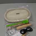 Heating Banneton Bread Proofing Basket, Upgrade Timer & 6 Temp Settings, Silicone Sourdough Bread Proofing Basket Set, Electric Thermostatic Banneton Basket with Display