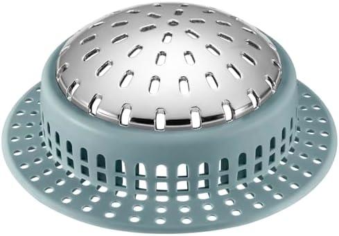 Aluvor Shower Drain Hair Catcher, Shower Drain Cover, Bathtub Drain Hair Catcher for Pop-Up & Regular Drains
