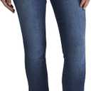 JAG Jeans Women's Peri Mid Rise Straight Leg Pull-on Jeans (2, Anchor Blue)