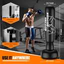 BaiYuan Inflatable Freestanding Punching Bag with Stand, 70"