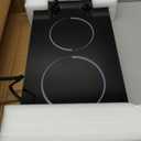2 Burner Electric Cooktop - 12 Inch Plug in Portable 110V Electric Cook Top Two Burner, Built-in & Countertop Ceramic Stove Top with Knob Control, 9 Power Levels and Overheat Protection