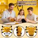 Funny Dad Gifts from Daughter, Novelty Thank You Gratitude Appreciation Gift for Daddy Dada Father StepDads Birthday Christmas from Son Kids, Handmade Mini Crochet Spider Present