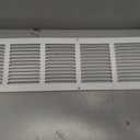 Steel Return Air Grill,Return Air Vent Cover (Duct Opening) Cold Air Return Vent Cover for Wall or Ceiling (30"W x 6"H Duct Opening)
