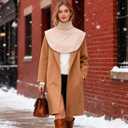 Men Women's Turtleneck Dickey Collar, High Neck Mock Sweater Insert, Solid Color Layering Accessory for Hoodie