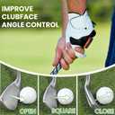 Golf Training Grip Aid - Ergonomic Silicone Golf Swing Trainer Tool Posture for Swing Improvement & Grip Support - Golf Aid for Indoor/Outdoor Practice