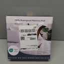 UNILIBRA King Mattress Cover Waterproof, Deep Pocket Mattress Pad Protector Fits to 6''-21'', Breathable Hollow Cotton Filling Quilted Mattress Protector for King Size