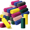 Kinlop 40 Packs Fleece Throw Blankets Bulk, Soft Warm Lightweight