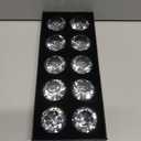Pack of 10 Crystal Diamond Jewel Home Decor, Wedding Table Decoration, Glass Paperweight 40mm (1.6in)