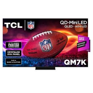 TCL 55 Inch Class QM7K Series | Mini LED QLED 4K HDR | 55QM7K, 2025 Model | 120HZ-144HZ Anti Reflective Screen Smart Google TV Dolby Atmos Onkyo Audio | Voice Remote Alexa Gaming Streaming Television