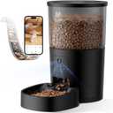 IMIPAW Automatic Cat Feeder with Camera - AI Pet Recognition & Recording, Night Vision, 5G WiFi APP Remote Control, Two-Way Audio & Desiccant Bag, Timed Programmable Food Dispenser for Small Pets