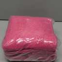 GLAMBURG Ultra Soft 8-Piece Towel Set - 100% Pure Ringspun Cotton, Contains 2 Oversized Bath Towels 27x54, 2 Hand Towels 16x28, 4 Wash Cloths 13x13 - Ideal for Everyday use, Hotel & Spa - Hot Pink