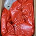 SOLSTICE Inflatable Tube Float  Heavy-Duty Material with Grab Handles for Pool, Lake & River  Compact with Backrest, Mesh Base, Cupholders & Rope  2-Person, White & Red, 89"  Super Chill