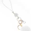 2 x Fashion 8" Handmade Crystal Wristlet Lanyard,Premium Bling Keychain Lanyard,Waterproof Plush Ball Rhinestone Waist Lanyard For Women(1 Clear)