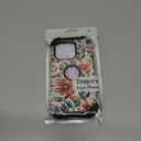 TEECOVER for iPhone 16 Pro Case, Heavy-Duty Shockproof Full Protection Hard Plastic Bumper + Soft Silicone Rubber Protective Case for iPhone 16 Pro - 6.3-Inch, Red Flowers