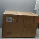 Upholstered Dining Chairs Set of 2, Modern Fabric Kitchen Chairs with Back, Wood Legs for Kitchen Dining Room Restaurant, Beige