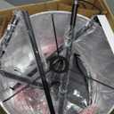 GLOBE Electric 67065 58" Floor Lamp, Black, Dark Gray Velvet Shade, On/Off Socket Rotary Switch, Living Room Dcor, Reading Light, Home Essentials, Bedroom, Office Accessories