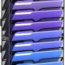 DALTACK 15-Tier Wall File Organizer, Mesh Hanging File Organizer, Mail Organizer Wall Mounted for Papers Folders Clipboard Magazine, Office Organization & Storage, Assembly Needed, Black