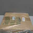 Fireplace Draft Cover for Winter Indoor Fireplace Blanket for Heat Loss Rustic Wooden Door Pattern Draft Stopper with Hook for Inside Insulated(Brown,39 x 32 Inch)