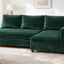 Velvet Friheten Couch Cover Compatible with IKEA Sleeper Sofa Slipcover, 5 inches x 12 inches x 12 inches