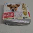 Paw Inspired 32ct Disposable Dog Diapers | Female Dog Diapers Ultra Protection | Diapers for Dogs in Heat, Excitable Urination, or Incontinence (Small)