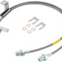 2PCS Front Stainless Steel Brake Lines 89360S Compatible with Chevy GMC Suburban Jimmy C10/K10 C15/K15 1987-1991 for 4"-6" Suspension Lift