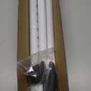 Sliding Glass Door Security Bar, Patio Door Barricade Security Bar, Apartment BarSliding Door Security Bar, Door Jammer, White, 1 Pack