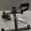 Under Desk Elliptical & Mini Exercise Bike  Seated Leg Exerciser & Pedal Machine for Seniors Arm & Leg Workout, with Non-Slip Covers & Multiple Adjustable Resistance/Speeds