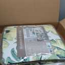 Harbor House 100% Cotton Duvet Cover, Coastal, Beach Cottage Design, All Season, Breathable Comforter Tropical Bedding, Matching Shams, Lorelai Monstera Leaf Cal King (106"x90"), 5 Piece