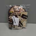 Books Read This Year Counter, Book Tracker Sign, Books Read This Year Sign Suitable for Home Library Decor and Reading Enthusiasts Random style