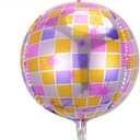 Inflatable Silver Kpop Guitar Balloons 22 Inch Disco Ball Balloons K Pop Korean Idol Music Note Balloon 90s Rock and Roll Movie Demon Theme Party Decor for Singer Concert Birthday Party Decorations