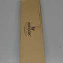 Black Curtain Rod 32 to 58 Inch (2.6-4.8 ft), USFOOK 7/8 Curtain Rods for Windows 20 to 54 Inch, Telescoping Splicing Drapery Rods with Twisted Cage Finials