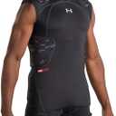 Under Armour Gameday Pro 5-Pad Top, Compression Shirt Men Football (XX-Large, Black Camo)