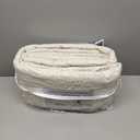 Chezmoi Collection Austin 3-Piece Oversized Bedspread Coverlet Set (Queen, Ivory)