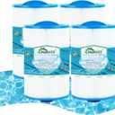 HANXER® 6CH-47 Spa Filter Cartridge Replaces for FC-0315, PTL47W-P4, 373043, 6H9-223-01, 03FIL1500, 60471 Hot Tub Filter, 47 sq.ft, 4 Pack