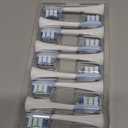 Plaque Control Replacement Heads for Philips Sonicare, Electric Toothbrush Replacement Heads for Adults, Soft Bristles, White 10 Pack