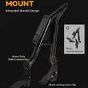 PBYMT Detachable Sissy Bar Passenger Backrest, Touring Quick Release Sissy Bar Backrest, Sissy Bar Fit for Harley Touring Street Glide Road King Road Glide Electra Glide 2009-2024 (Black, 28inch)